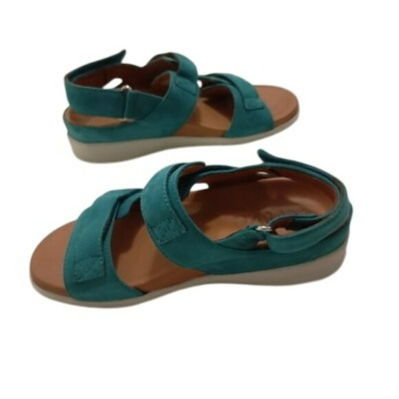 Strive Aruba I Teal Sandals Womens Size 5 US/ 35 UK Adjustable Straps Comfort Fi - Picture 5 of 6
